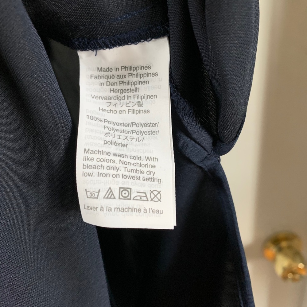 J Crew Factory navy slip dress - Picture 2 of 6